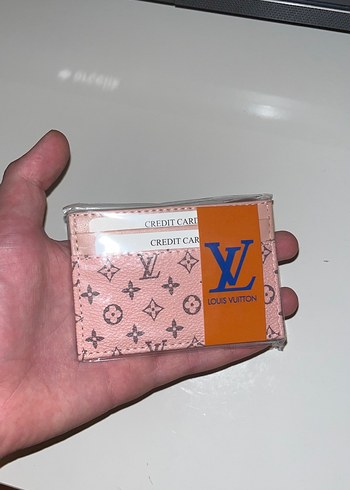 Louis Vuitton Pembe Deri Kadın Cüzdanı - Görsel 3