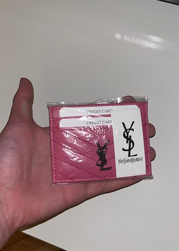 Pembe Baskılı Deri Kadın Cüzdanı Velcro - Görsel 3