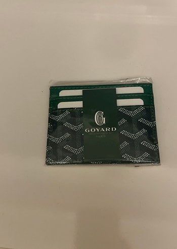 Goyard Yeşil Desenli Fermuarlı Kartlık - Görsel 2