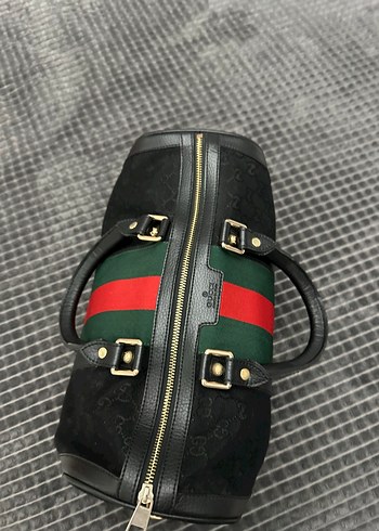 Gucci Siyah Suet Kemerli Kadin Canta