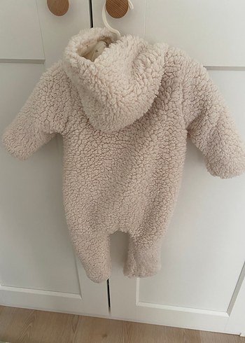 Zara Beyaz Kürklü Bebek Tulumu - Görsel 2