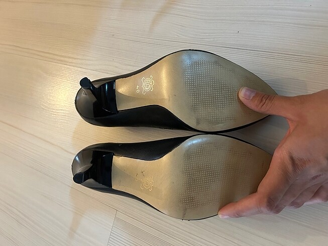 40 Beden siyah Renk Siyah stiletto ayakkabı