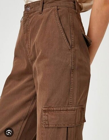 34 Beden Stradivarius kargo pantolon