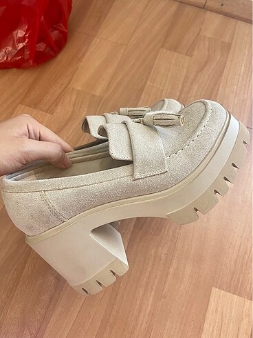 Diğer London model Loafer topuklu ayakkabı