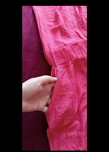 42 Beden pembe Renk çok şık tulum