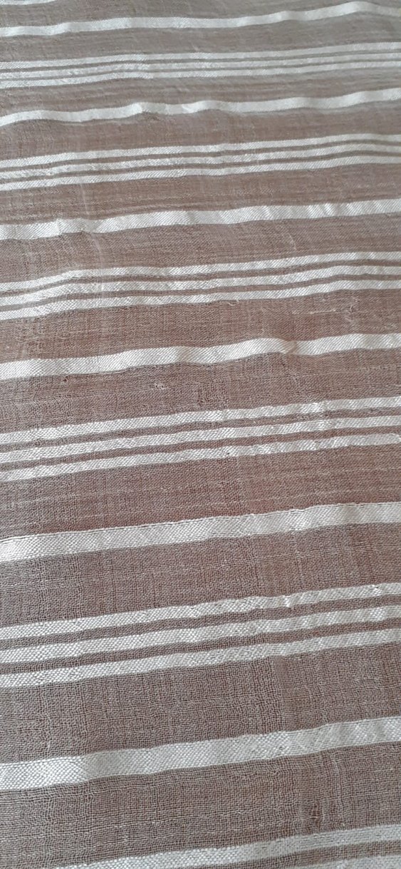 El dokuma antika ipek kumaş - Görsel 4