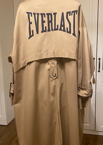 Everlast Bej Düğmeli Kadın Trençkot - Görsel 3