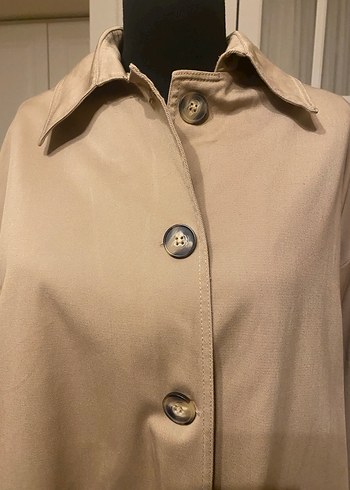 Everlast Bej Düğmeli Kadın Trençkot - Görsel 2