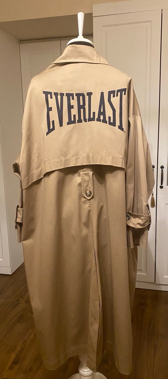 Everlast Bej Düğmeli Kadın Trençkot - Görsel 3