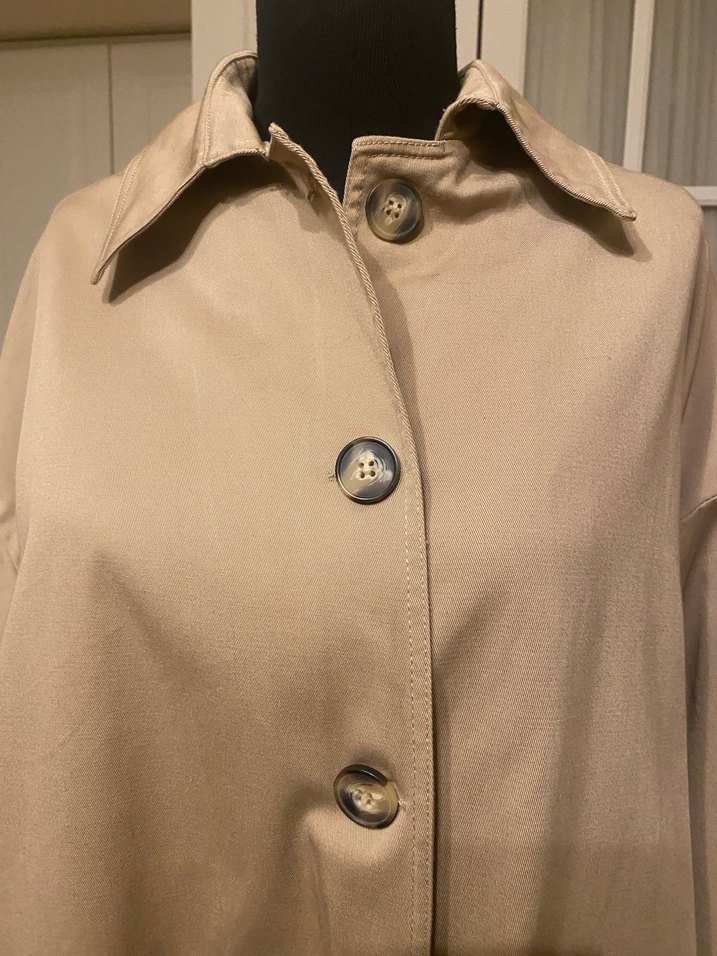 Everlast Bej Düğmeli Kadın Trençkot - Görsel 2