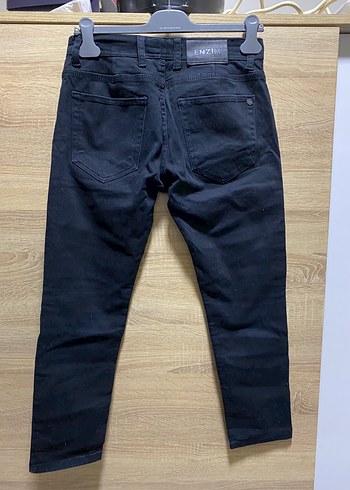 Diğer Siyah Düğmeli Erkek Denim Jean