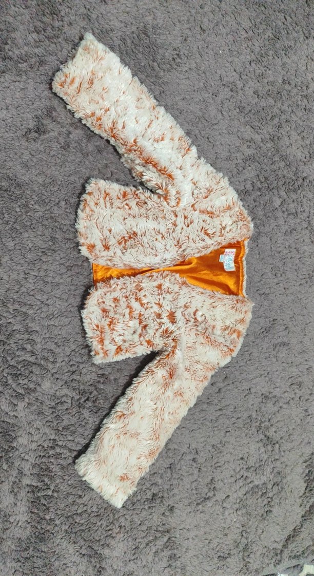 Bej Tüylü çocuk Midi bolero - Görsel 2