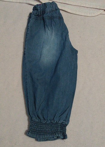 Kemerli mavi Kız Kot Pantolon - Görsel 7