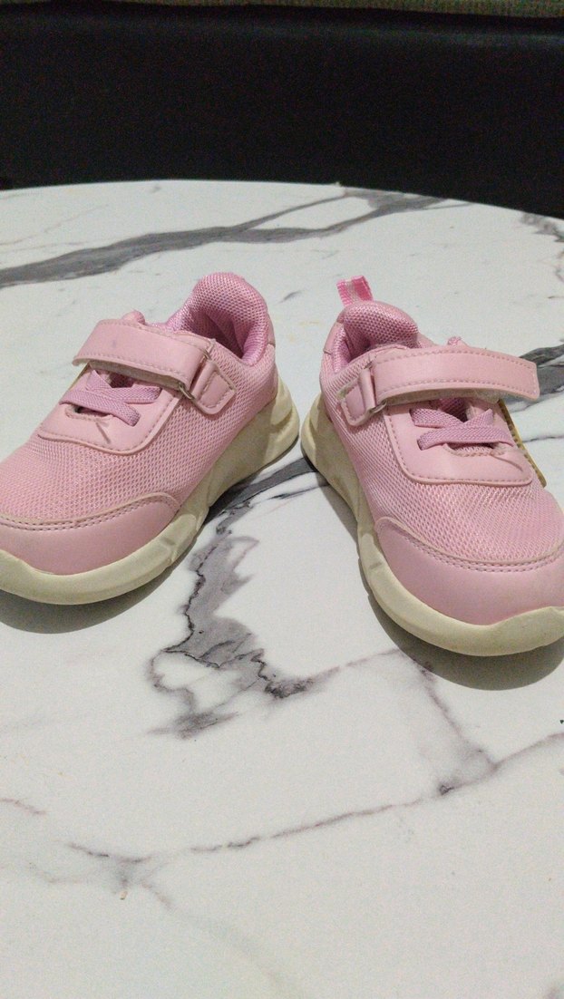 Kız Çocuk Pembe Bağcıksız Spor Ayakkabı - Görsel 3