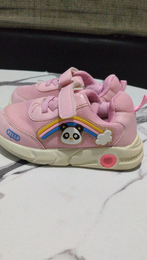 Kız Çocuk Pembe Bağcıksız Spor Ayakkabı - Görsel 2