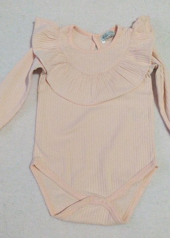 Fırfırlı Uzun Kollu Bebek Zıbını - Görsel 2