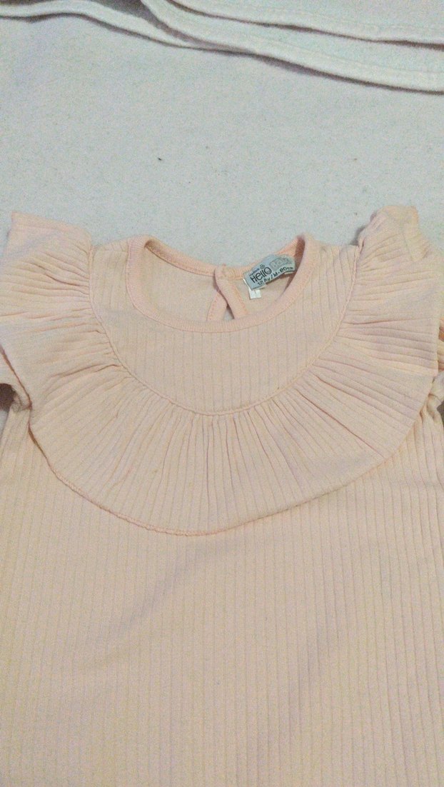 Fırfırlı Uzun Kollu Bebek Zıbını - Görsel 3