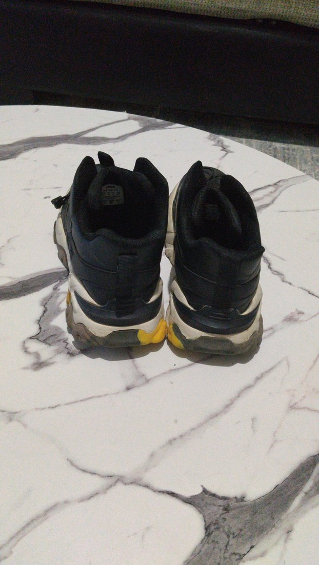 Siyah Bağcıklı Stiletto Topuklu Spor Ayakkabı - Görsel 3