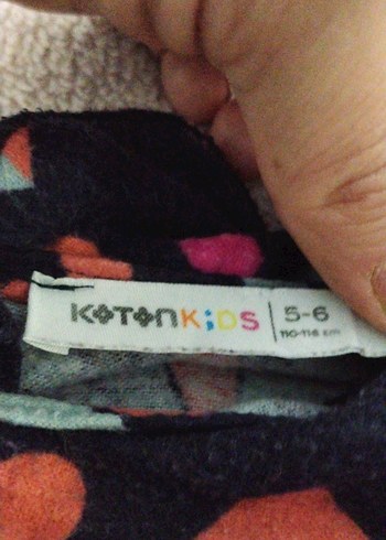 Renkli Kalp Desenli Uzun Kollu Kız Elbisesi - Görsel 4