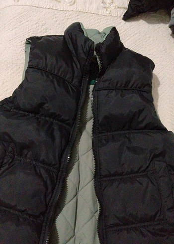 Gri Fermuarlı erkek çocuk  Yelek - Görsel 4