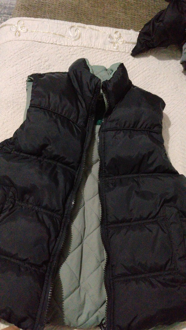 Gri Fermuarlı erkek çocuk  Yelek - Görsel 4