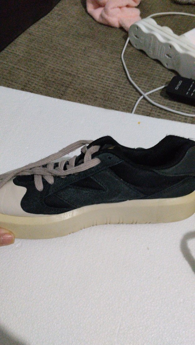 Beyaz Gri Bağcıklı Kadın Spor Ayakkabı - Görsel 3