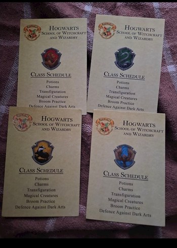  Harry Potter lisanslı mektup seti