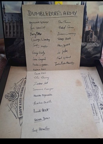  Beden Harry Potter lisanslı mektup seti