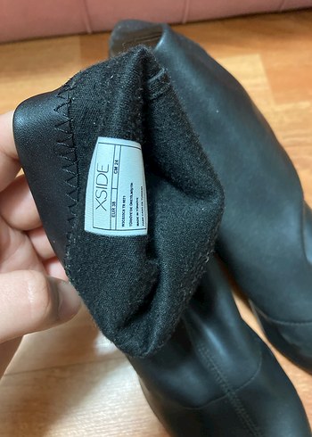 Siyah İnce Topuklu Kadın Çizme - Görsel 3