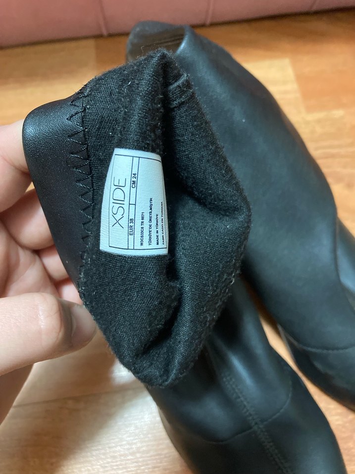 Siyah İnce Topuklu Kadın Çizme - Görsel 3