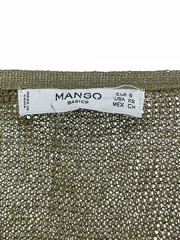 s Beden haki Renk Mango Kazak / Triko %70 İndirimli.