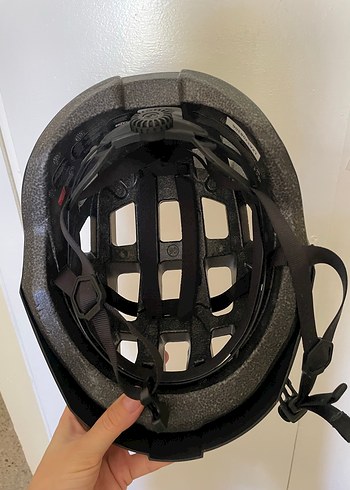 Siyah LAZER Biker Kask Velcro Bantlı - Görsel 3