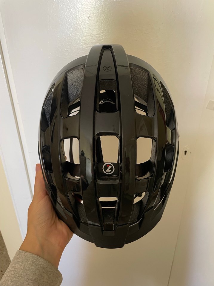 Siyah LAZER Biker Kask Velcro Bantlı - Görsel 2