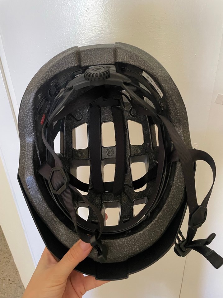 Siyah LAZER Biker Kask Velcro Bantlı - Görsel 3