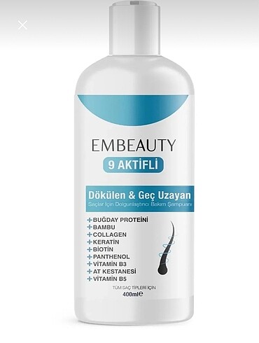 Embeauty Hızlı saç uzatan şampuan