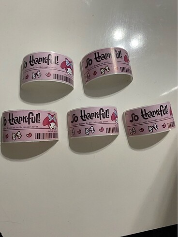 5 adet sticker + kutu