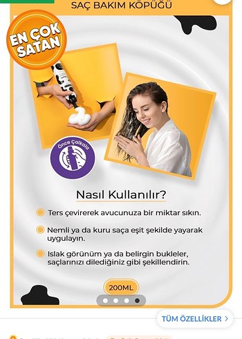 Morfose Milk Therapy Saç Bakım Köpüğü 200ml - Görsel 3