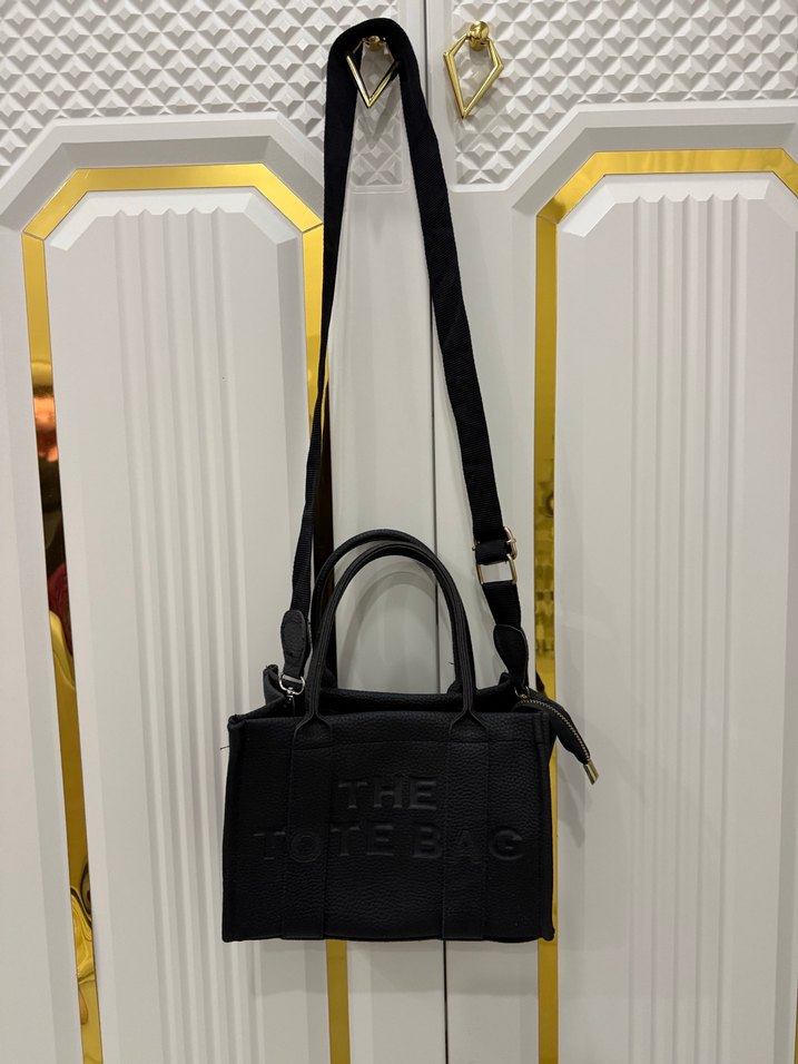 Siyah Deri  Kadın Çanta - Görsel 3