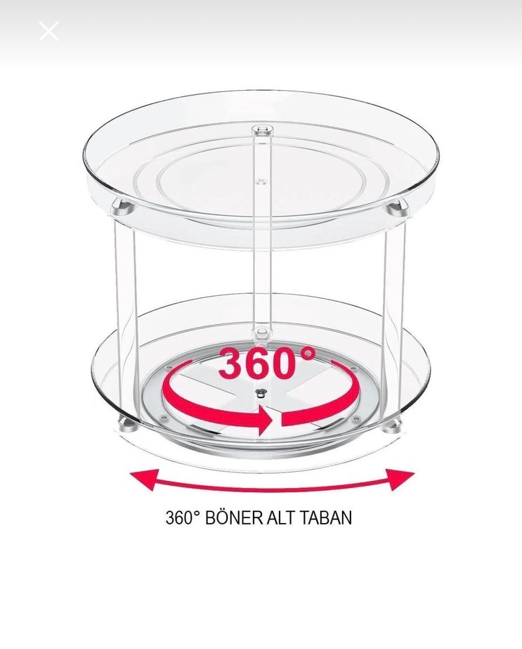 Döner Makyaj Organizeri - Görsel 3