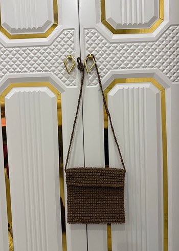 Kahverengi Hasır Çanta - Görsel 2