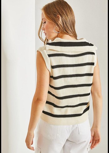 Çizgili Süveter - Görsel 5