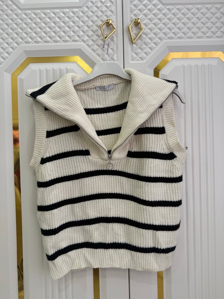 Çizgili  Süveter - Görsel 2