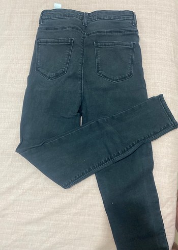 Gri Kadın Denim Dar Kesim Jean - Görsel 4