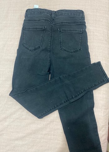 Gri Kadın Denim Dar Kesim Jean - Görsel 3