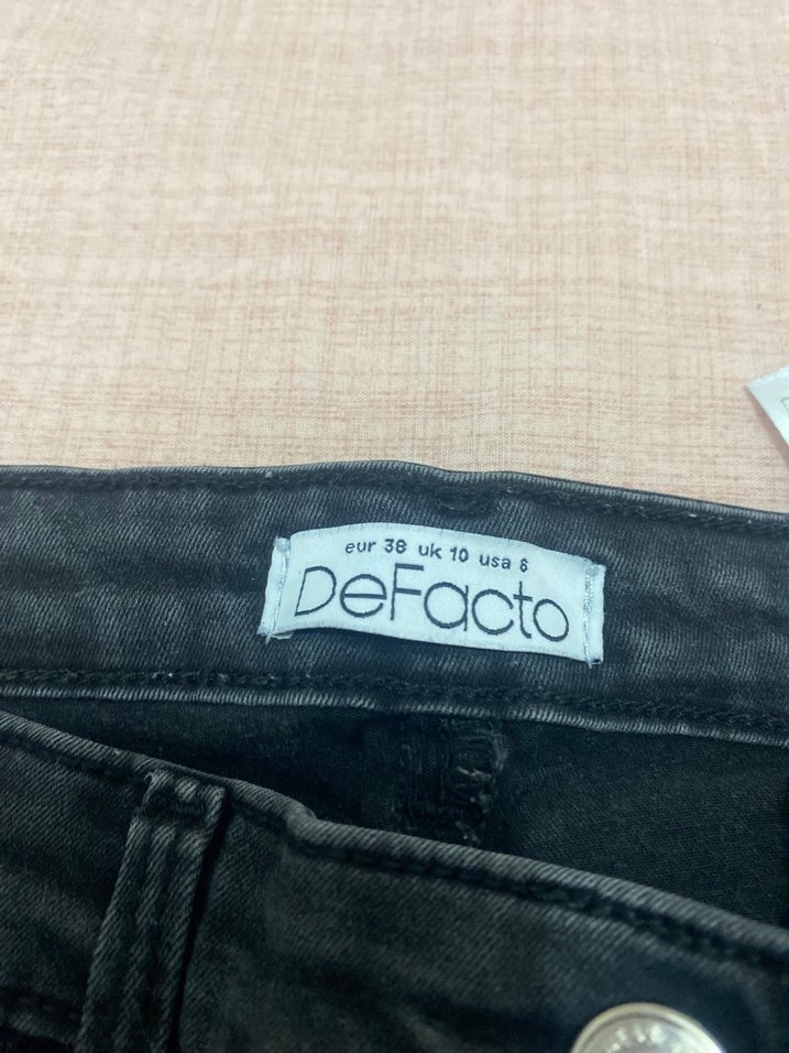 Gri Kadın Denim Dar Kesim Jean - Görsel 5