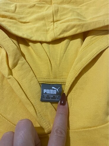 Puma puma sarı sweatshirt