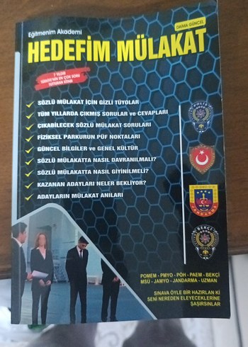 Hedefim Mülakat - Sözlü Mülakat Hazırlık Kitabı