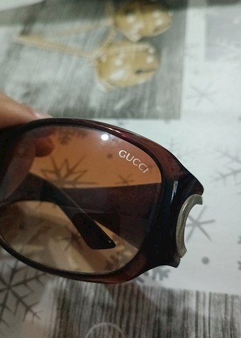 Gucci Kahverengi Şeffaf Kadın Güneş Gözlüğü