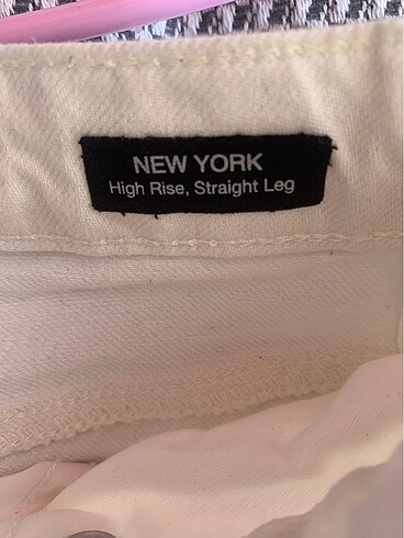 26 Beden mavi new york beyaz jean
