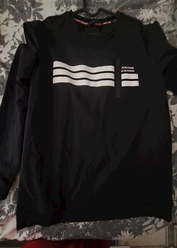 Pierre Cardin Siyah Fermuarlı Sweatshirt - Görsel 2